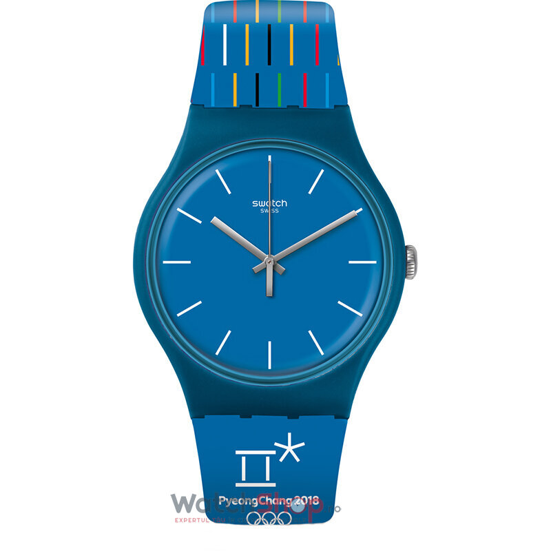 Ceas Albastru Barbatesc Swatch NEW GENT SUOZ277 Original cu Comanda Online