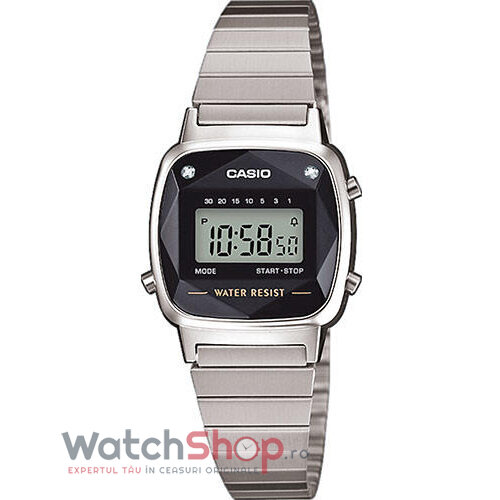 Ceas Argintiu dama Casio Sport LA670WEAD-1 original cu comanda online
