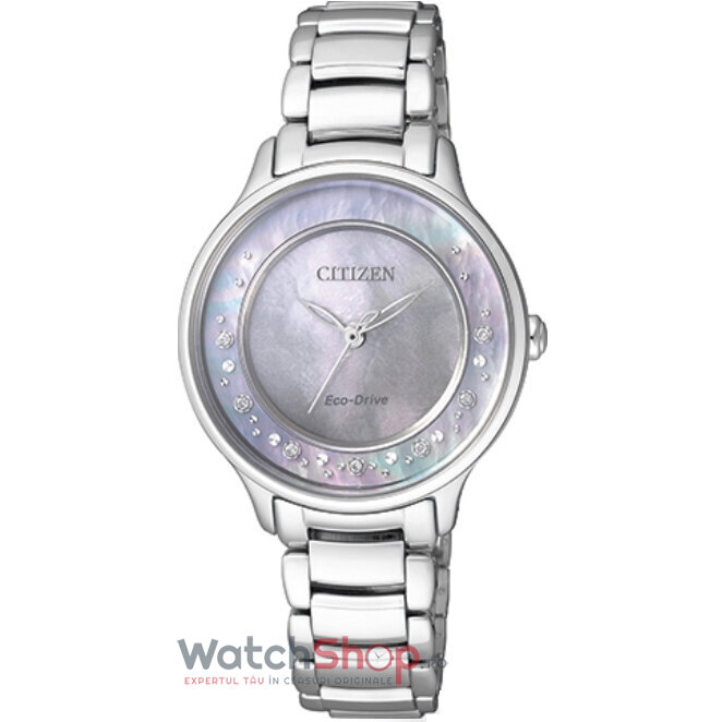 Ceas Argintiu dama Citizen Circle Of Time L EM0380-65D Eco Drive original cu comanda online