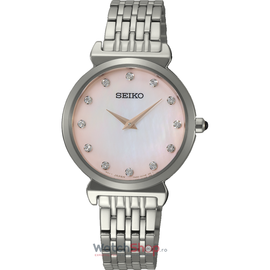 Ceas dama Argintiu Seiko Moderne SFQ803P1 original cu comanda online