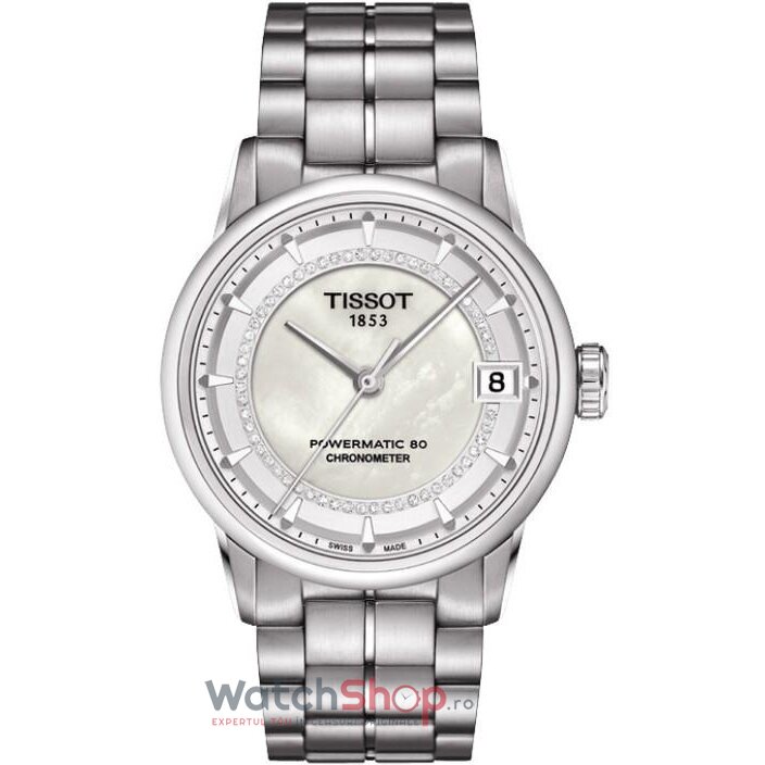 Ceas Argintiu dama Tissot T-CLASSIC T086.208.11.116.00 Powermatic 80 original cu comanda online