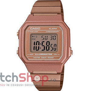 Ceas Aur roz dama Casio Standard B650WC-5A Retro original cu comanda online