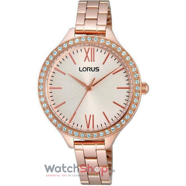 Ceas dama Aur roz Lorus by Seiko JUST SPARKLE RRS24VX-9 original cu comanda online