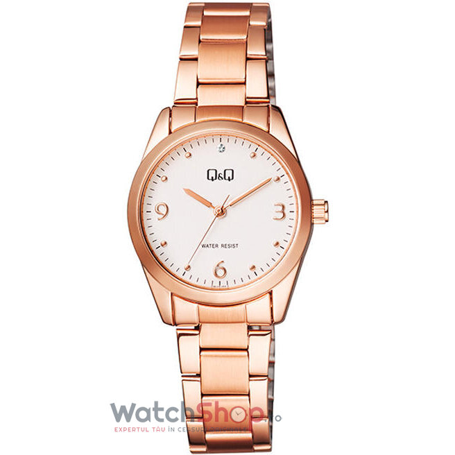 Ceas Aur roz dama Q&Q Business QB43J004Y original cu comanda online