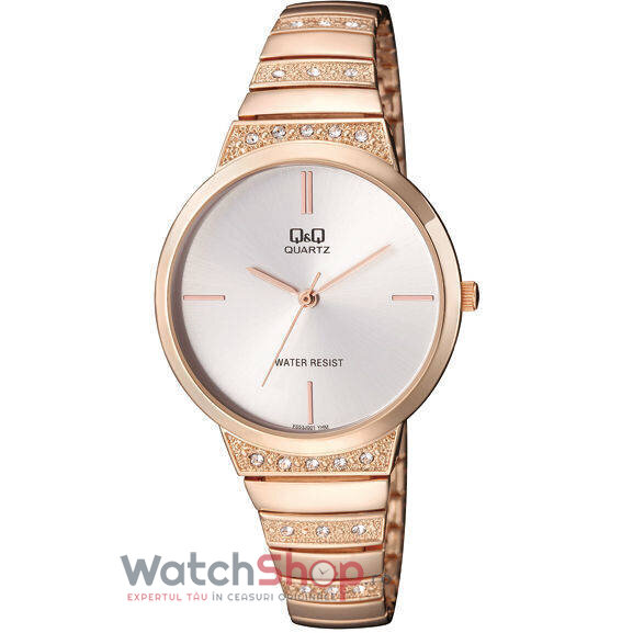 Ceas Aur roz dama Q&Q FASHION F553J001Y original cu comanda online