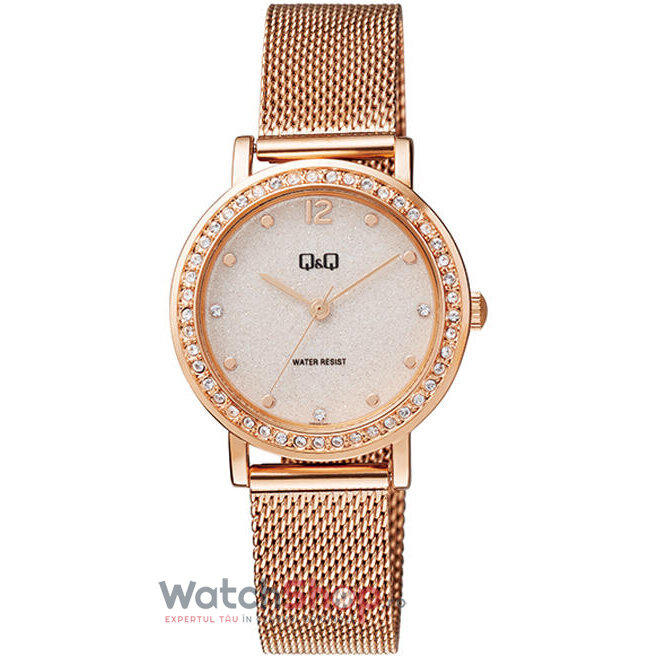 Ceas Aur roz dama Q&Q Fashion QB45J011Y original cu comanda online