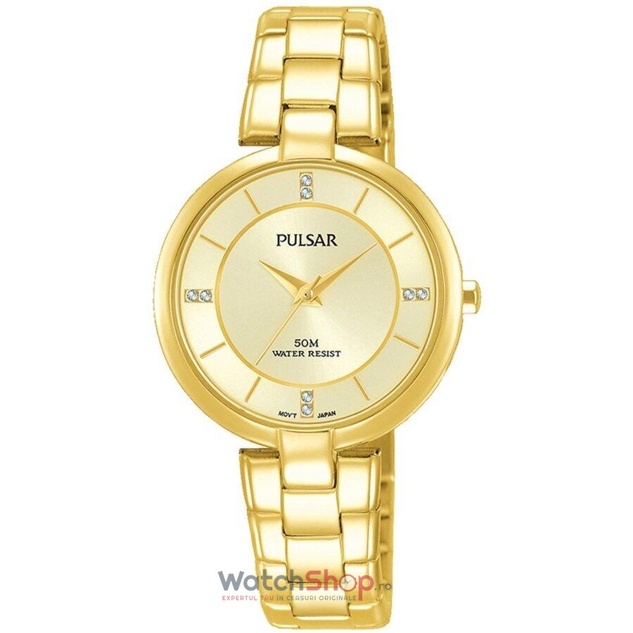Ceas dama Auriu Pulsar CLASSIC PH8316X1 original cu comanda online