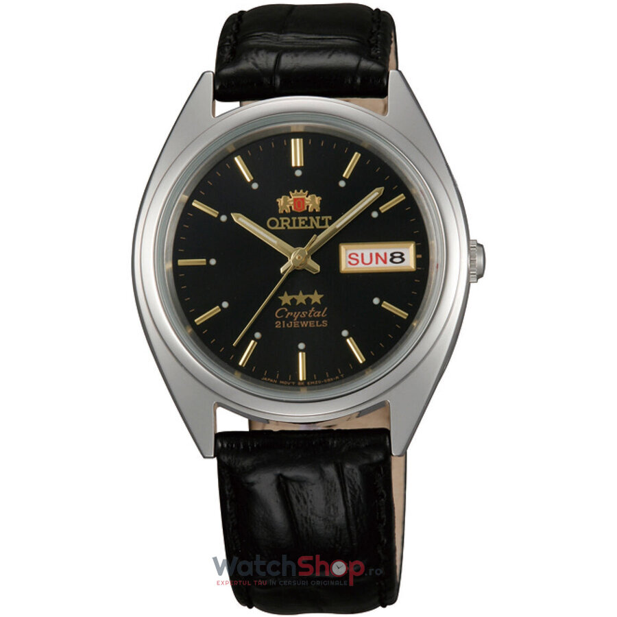 Ceas de Barbati Orient CLASSIC AUTOMATIC FAB0000JB9 Negru de Mana Original cu Comanda Online