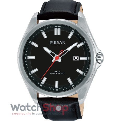 Ceas de Barbati Pulsar CLASSIC PS9557X1 Negru de Mana Original cu Comanda Online