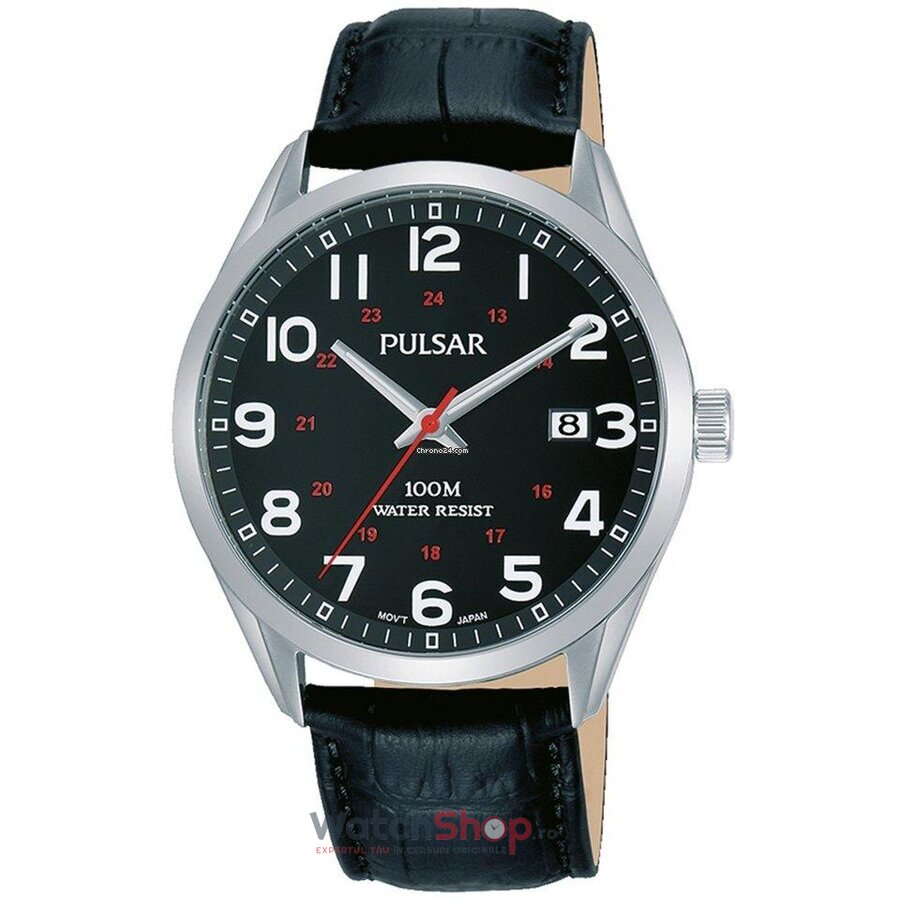 Ceas de Barbati Pulsar CLASSIC PS9569X1 Negru de Mana Original cu Comanda Online