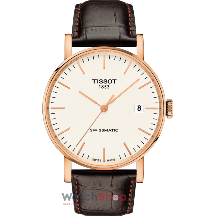 Ceas de Barbati Tissot T-CLASSIC T109.407.36.031.00 Swissmatic Maro de Mana Original cu Comanda Online
