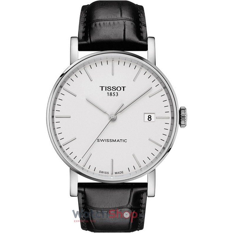 Ceas de Barbati Tissot T-Classic T109.407.16.031.00 Everytime Swissmatic Negru de Mana Original cu Comanda Online